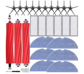 Kit Para Mopas Con Filtro Y Cepillo Lateral Principal Para Robots S7, S7 Plus, S7 Maxv, S7 Maxv Plus, T7 Y T7s