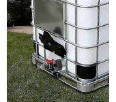 Brand-new 1000 Liter Ibc Water Tank With S60x6 Adapter Valve And 3/4-yvan (faucet Only)[alj]