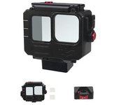 80m Waterproof Case Aluminium Frame Protective Case Underwater Diving Housing For Gopro12/11/10 Act