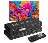 Hdmi Video Wall Controller 2x2 1080p Hdmi Dvi Video Wall Processor 1x2 1x4 1x3 2x1 3x1 4x1 Multi Video Screen Processor Splicer