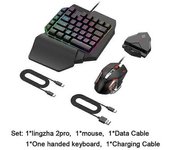 Lingzha 2pro Pubg Controller Mobile Gamepad Bluetooth-compatible Connection Keyboard Mouse Pubg Gaming Converter For Android