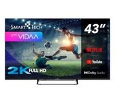 Televisión Led Smart Tech Fhd 43 43fv02v Vidaa Tv