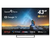 Tv Led 43" (109 Cm), Smart Tech 43ug02v, 4k Uhd Google Television