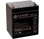 Batería Bb Shr 7-12 12v 7ah, Batería, Negro