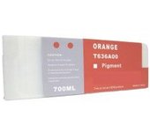 Epson T636ao / C13t636a00 / T636 Naranja Cartucho De Tinta Pigmentada Compatible Con Epson Stylus Pro 7900, Wt9900