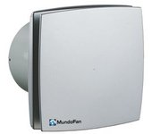 Extractor De Baño Decorativo Plata Mate Aludecor-mu Plata 150mm Plata 150mm