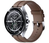 Xiaomi Watch 2 Pro Bluetooth Acero Plata Con Correa De Cuero Marrón