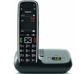 Gigaset Teléfono Inalámbrico Dect Negro Con Contestador Automático - Gigae720anoir
