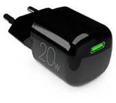 Puro Pufcmtcusbc20wgblk Cargador De Dispositivo Móvil Smartphone, Tableta Negro Corriente Alterna Cargador Inalámbrico Carga Rápida Interior