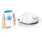 Robot Aspirador Friegasuelos Con Sistema De Elevación De La Mopa