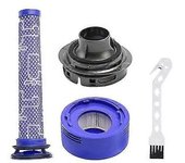 Cubierta De Motor Trasero De Repuesto + Filtro + Juego De Prefiltro Compatible Con Accesorios Para Aspiradoras Dyson V7 V8