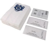 12 Uds Accesorios Para Aspiradoras Para Bolsa De Polvo De Eficiencia 3d Gn Airclean, Bolsa De Aspiradora Gn