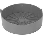 Air Fryer Silicone Pot, Silicon Air Fryer Basket Air Fryer Liners Air Fryers Oven Accessories Replacement (gray)