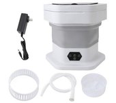 Mini Lavadora Plegable, Lavadora Y Centrifugado Combinados, Lavadora De Viaje Portátil De Ultra Limpieza Para Ropa De Bebé Debajo