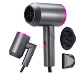 Secador De Pelo, Secador De Pelo De Velocidad Ajustable, Secador De Pelo Plegable Portátil