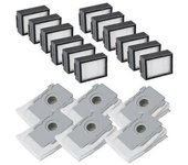 Filtro De Repuesto Y Bolsa De Base Limpia Compatible Con Aspiradoras Robóticas Irobot Roomba I6 I4 I8 I7 I7 + I3 Plus I Series