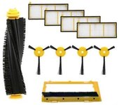 Para Rv700 Rv720 Rv750 Rv755 Robot Aspirador Filtro Cepillo Rodante Pantalla De Filtro