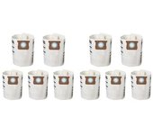 Paquete De 10 Bolsas De Repuesto Para Aspiradora En Seco Y Húmedo, Bolsas Para Polvo Para Aspiradora Shop-vac De 5 A 8 Galones 9066100 90661 906-