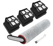 5 Filtros De Cepillo De Rodillo Para Aspiradora Inalámbrica En Seco Y Húmedo H12 Pro, Suministros De Limpieza Para El Hogar