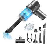 Aspiradora De Mano Inalámbrica 6000pa Potente Aspiradora De Coche 120w Mini Aspiradora De Mano Liviana,f