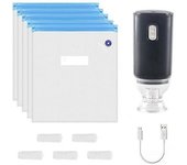 Secador De Bomba De Aire Eléctrico Recargable Usb + Juego De Bolsas De 5 Piezas Para Impresora 3d Bolsa De Vacío De Filamento Pla Bombeo Rápido De 1