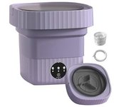 Mini Lavadora De 6 L Con Cesta De Drenaje, Lavadora Plegable Para Apartamentos, Dormitorios, Viajes, Limpieza Profunda De Ropa Interior, Enchufe De La
