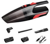 Aspirador De Automóvil Con Cable Uso De Automóvil De Mano Carga Inalámbrica Portátil Pequeño Alta Potencia Succión Súper Fuerte - Negro [modelo