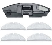 Tanque De Agua De Repuesto Con 4 Almohadillas De Fregona Compatible Con Piezas De Robot Aspirador S7 Maxv Ultra / S7 Maxv / S7 Pro
