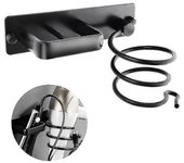 Soporte De Aluminio Para Secador De Pelo Y Plancha De Pelo. Organizadores Para Secador De Pelo.