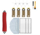 Accesorio De Repuesto De Filtro De Cepillo Lateral Principal Compatible Con Aspiradora Robótica S7 S70 S75 S7 Max T7s Plus G10