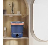 Lavadora Pequeña De 8,5 Litros De Capacidad Con Función De Deshidratación Mini Lavadora Lavadora Portátil Lavadora Plegable Para Ropa Interior, Soc