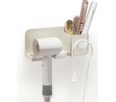 Soporte Para Secador De Pelo De Pared, Soporte Para Secador De Pelo Y Plancha, Soporte Para Secador De Pelo Sin Taladrar, Soporte Para Secador De Pelo