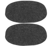 Appliance Heat Resistant Mat Cuttable Washable Countertop Protector Pad With Slider Function For Air Fryer 2pcs