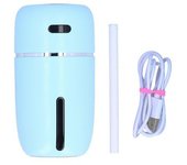 Humidificador De Aire De 200 Ml Con Luz Nocturna, Mini Humidificador De Escritorio Alimentado Por Usb Para Oficina En Casa