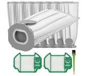 Bolsas De Repuesto Para Aspiradora Vk7, 8 Bolsas Para Polvo Y 2 Filtros Para Aspiradora Kobold Fp7
