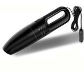 Aspirador Portátil De Mano Para Coche, Aspirador Para Coche Pequeño Con Cable Negro Con Cable Negro