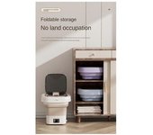 Lavadora Portátil De 9l Mini Lavadora Doméstica Plegable Con Lavadora En Seco Purple Eu-plug