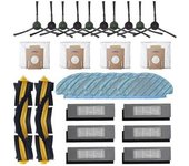 Bolsa Para Polvo, Filtro Y Paño Desechable Para Aspiradora Robot Deebot Ozmo T8/t8