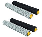 2 Rodillos Extractores De Repuesto Compatibles Con Irobot Roomba Con Kit De Cepillo Central De Goma 800 Y 900. Accesorio Para Aspiradora