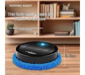 Robot De Fregado Inteligente, Máquina De Fregado En Seco Y Húmedo Para El Hogar, Máquina De Limpieza Recargable Portátil, Aspiradora-b
