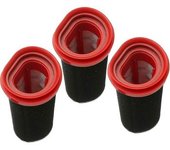 3 Pack 25.2v / 21.6v Filtro Para Bosch Flexxo Series 4 Aspirador Inalámbrico Bbh32101 Etc, Reemplazar