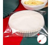 Airfryer Baking Paper Oil-proof And Oil-absorbing Air Fryer Disposable Paper Liner For Barbecue Plate Round Oven Pan Pad
