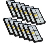 Paquete De 12 Filtros De Montón Para Irobot Roomba 800 900 Series 870 880 980