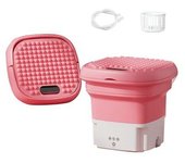 Lavadora De Deshidratación Plegable De 2,8 L Mini Lavadora Pequeña