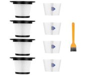 4 Paquetes De Filtros Hepa Reemplazables, Adecuados Para Aspiradora Inalámbrica K17 (4 Filtros Hepa Y 4