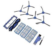 - Filtro Para Bagotte Bg600 - Cepillo Principal Y Lateral - Kit De Filtros - Accesorios Para Aspiradoras