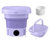 Lavadora Portátil 8l, Mini Lavadora Plegable Y Secadora Lavadora De Cubo Pequeña
