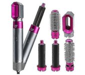 Secador De Pelo Eléctrico Secador De Pelo 5 En 1 Secador De Pelo Automático Plancha De Pelo Secador De Pelo Cepillo Secador De Pelo Rosa