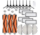 Adecuado Para Xiaomi Roborock S5 S60 S6 S50 S55 Filtro Mopa Cepillo Lateral Negro Accesorio Aspirador Kit De Suplemento De Aspiradora