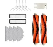 Juego De Paños Y Cepillos Para Fregona Con Filtro, Compatible Con Aspiradora Profesional D9 L10